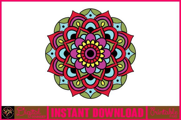 Crafts Graphics: Mandala 3D Layered SVG Cut File-131