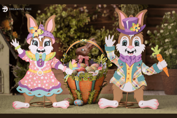 Hippity Hoppity 3D SVG for Easter Campaigns