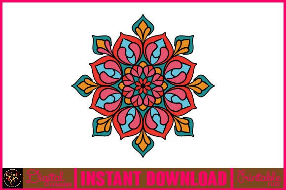 Mandala 3D Layered SVG: Crafts & Graphics