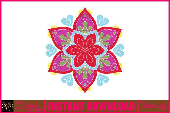 Mandala 3D Layered SVG: Crafts & Graphics
