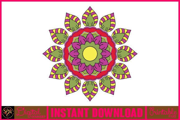 Mandala 3D Layered SVG: Crafts & Graphics