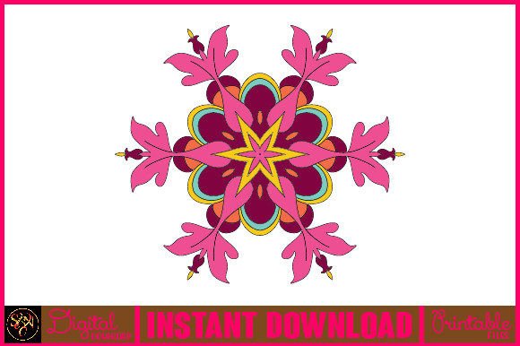 Mandala 3D Layered SVG: Crafts & Graphics