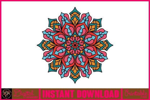 Mandala 3D Layered SVG Cut File-109: Graphics for Crafts