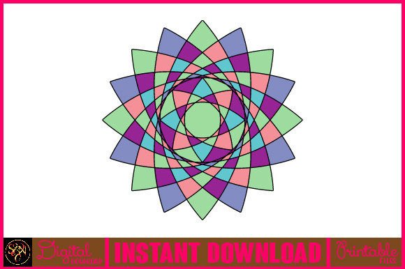 Mandala 3D Layered SVG for Crafts Graphics