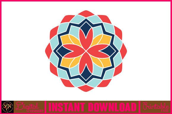 Mandala 3D Layered SVG: Graphics for Crafts