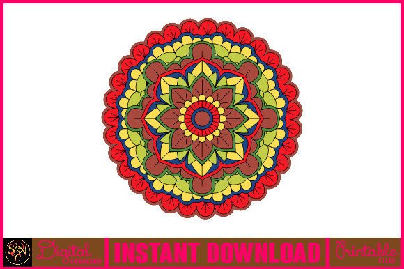 Mandala 3D SVG: Crafts Graphics