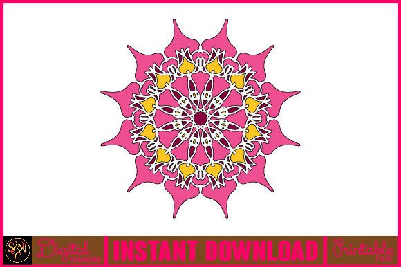 Mandala 3D SVG: Elevate Crafts & Graphics