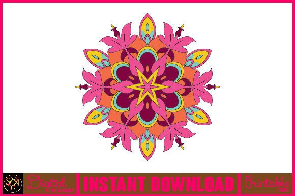 Mandala 3D SVG for Crafts & Graphics
