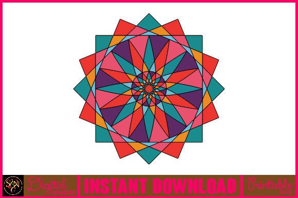 Mandala 3D SVG: Graphics for Crafts