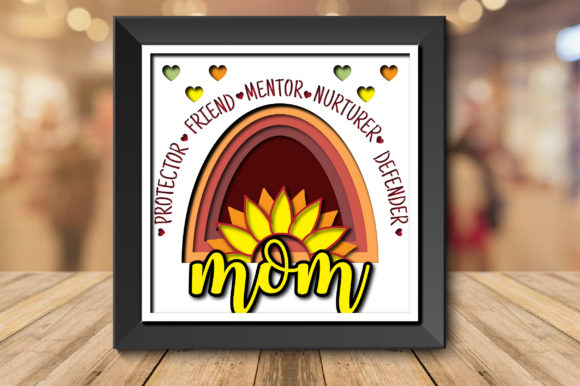 Mother s Day Sunflower Layered Shadow Box 3D SVG Review