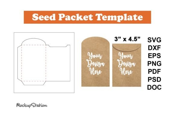 Review: 3D SVG Seed Packet Template Shapes