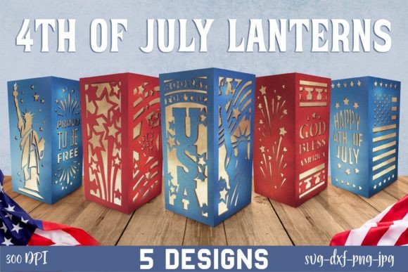 Review: 4th July Paper Lanterns SVG Bundle for 3D Shapes