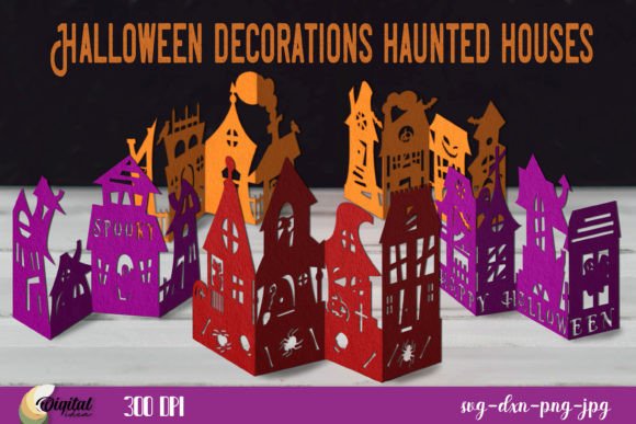 Review: Halloween Haunted Houses Bundle PaperCut 3D SVG Shapes