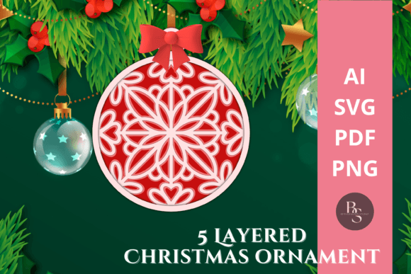 Reviewing 3D SVG Christmas Ornaments