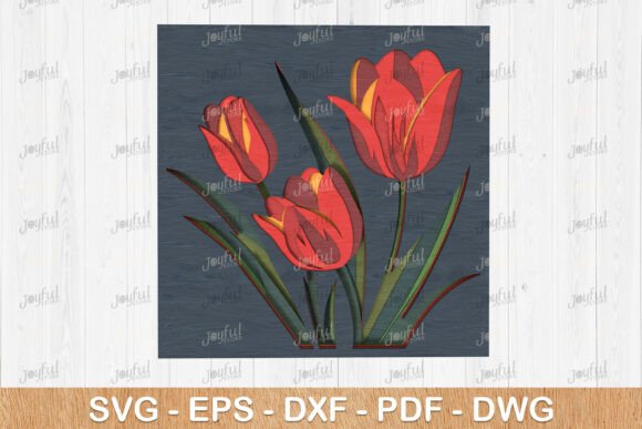 Reviewing the Layered Tulip SVG for Embroidery