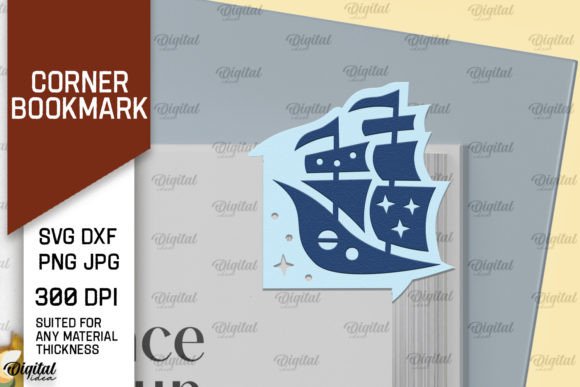 Ship Corner Bookmark 3D SVG Shapes Review