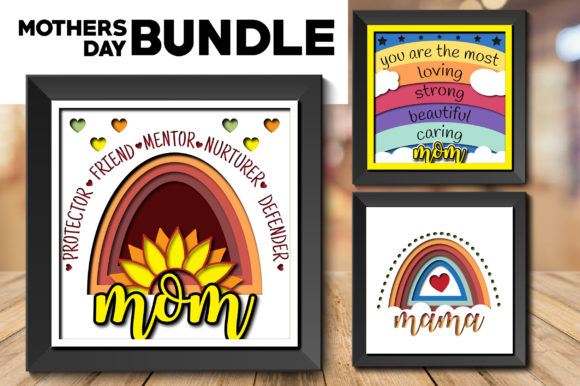 Sunflower 3D SVG Shadow Boxes Review