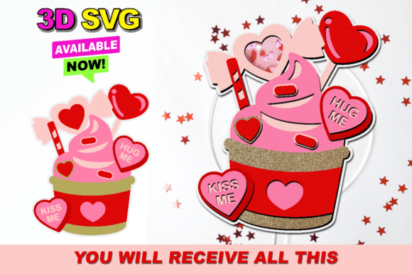Valentine’s Day 3D SVG Candy Topper Review